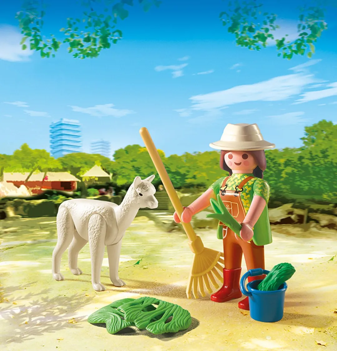 Playmobil Easter Eggs Dierenverzorger met alpaca 4944 - Multicolor
