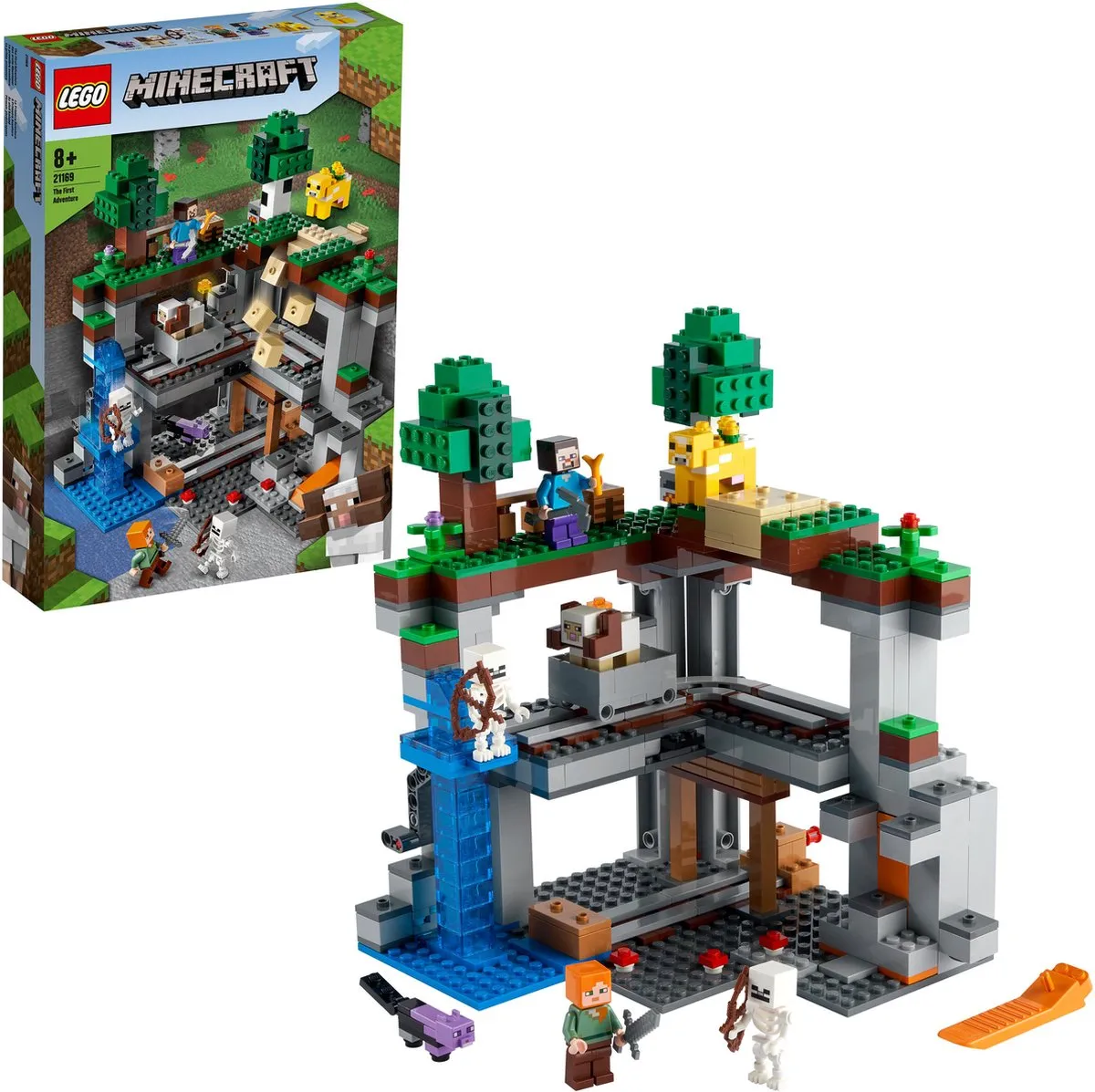 LEGO Minecraft Het Allereerste Avontuur 21169 - 166 Stenen