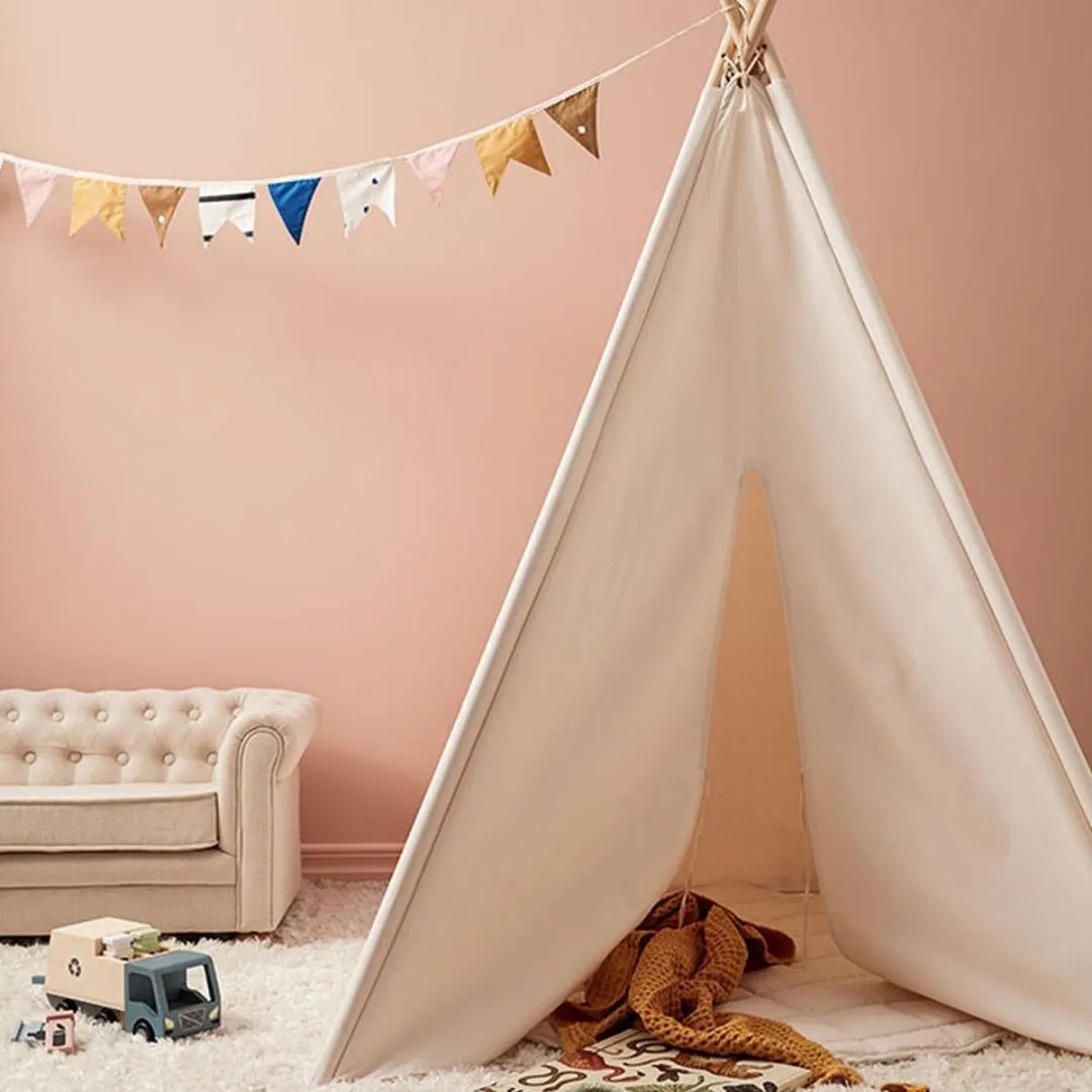 Kids Concept Tipi Speeltent 1000470 - Crème Wit