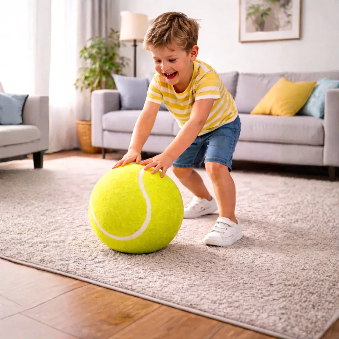 Eddy Toys Tennisbal XL 43127 - Geel