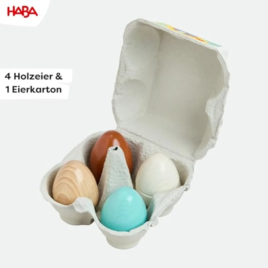 Haba Houten Speeleieren Multicolor