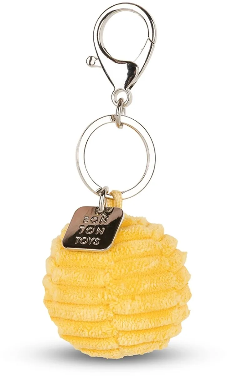 Bon Ton Toys Smiley Sleutelhanger - Geel 4,5 cm