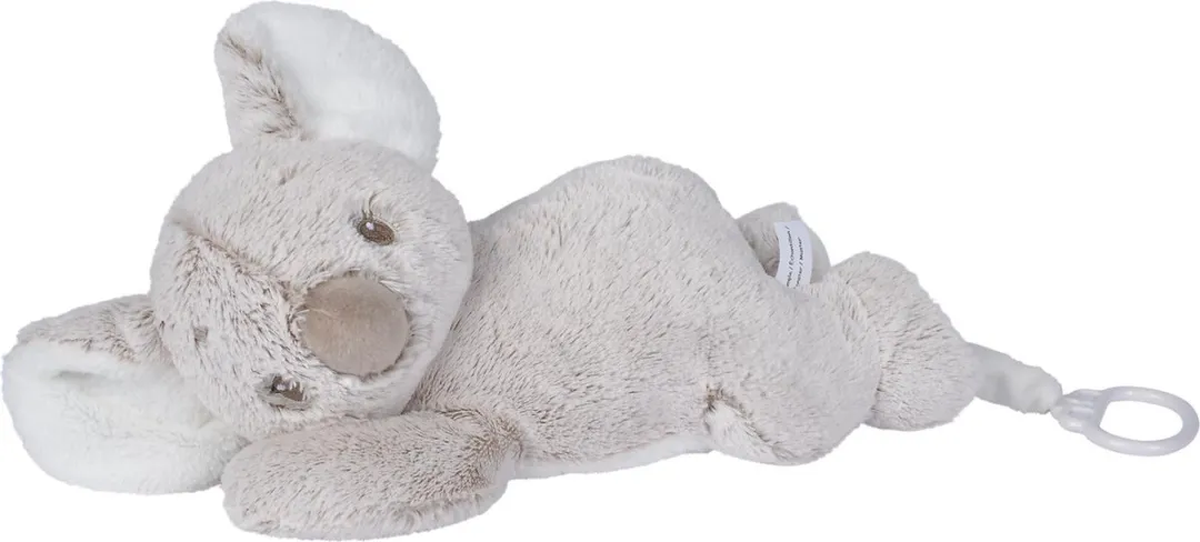Nicotoy Nola de Koala Muziekknuffel 26cm - Grijs
