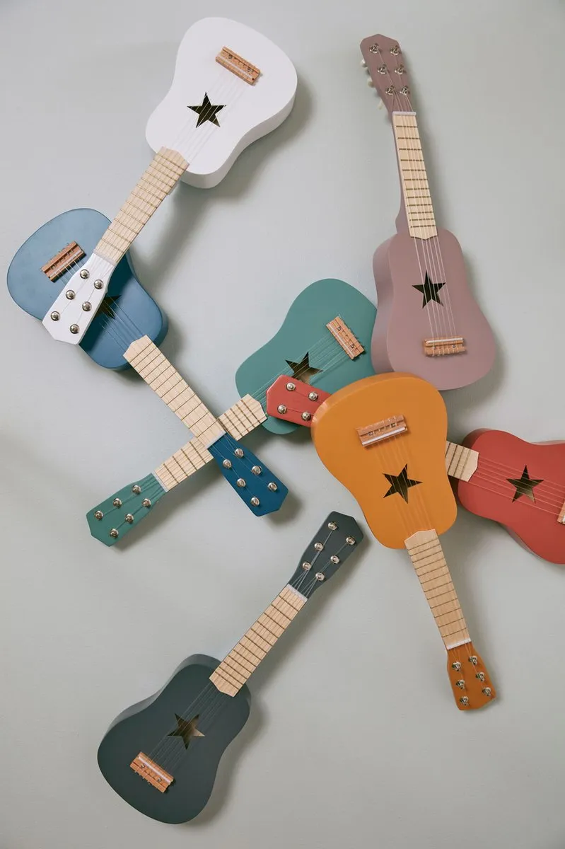 Kids Concept Houten Gitaar - Rood