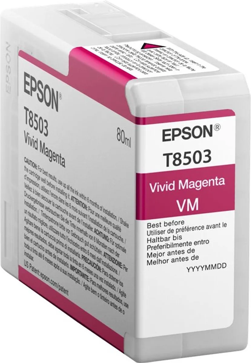 Epson T8503 Originele Inktcartridge Helder Magenta