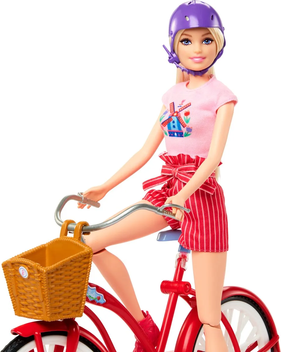 Barbie Fiets Holland - Meerkleurig