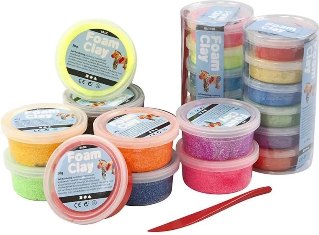 Foam Clay Boetseerklei Set