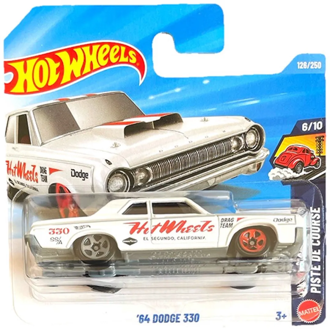 Hot Wheels '64 Dodge 330 White Dragteam El Segundo 21A