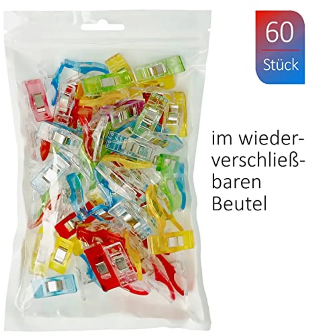 Westcott Stofklemmen 27x10mm - 60 Stuks - Assorti - afbeelding 6 van 6
