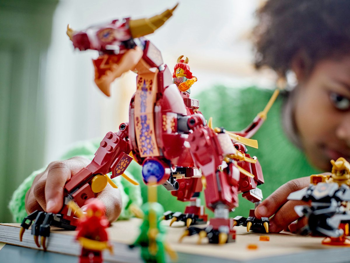 LEGO NINJAGO Heatwave Transformerende Lavadraak Draken Speelgoed - 71793