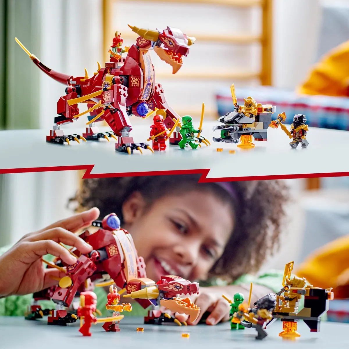 LEGO Ninjago Heatwave Lavadraak 71793 - 5 Minifiguren