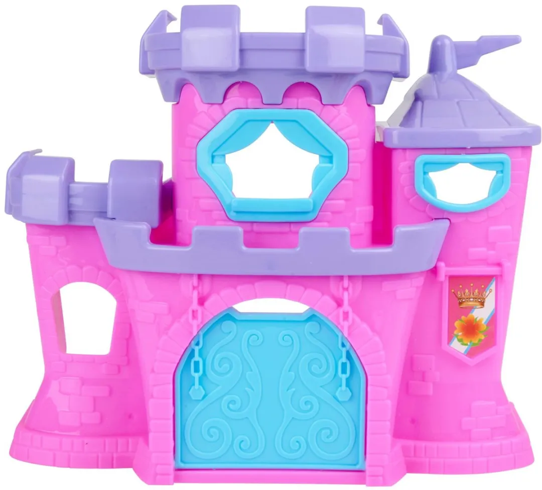 Eddy Toys Kasteel Speelset 42824 - Roze - 10 Stuks