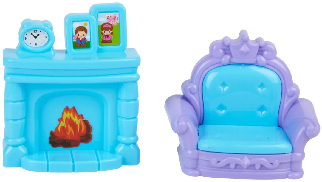Eddy Toys Kasteel Speelset 42824 - Roze - 10 Stuks