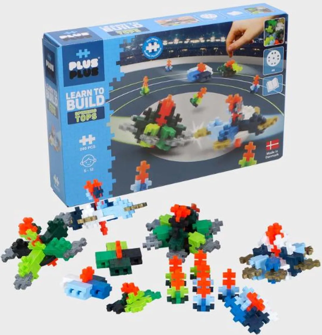 Plus-Plus Learn to Build Spinners 240-delig - Bouwset