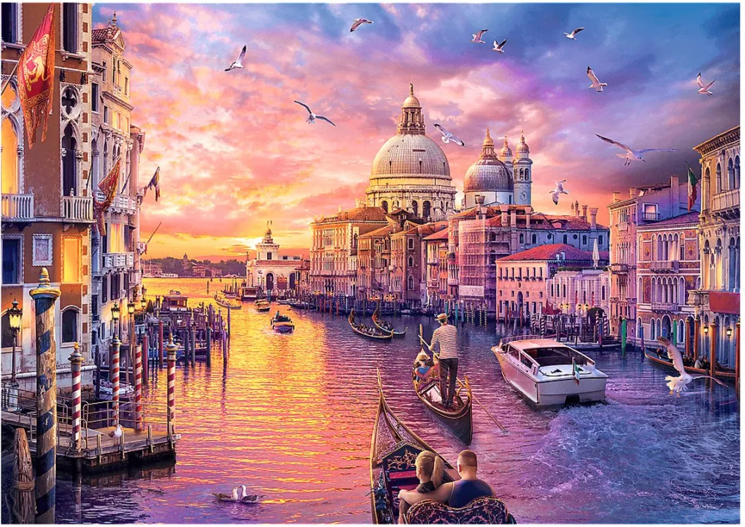 Trefl Legpuzzel 1000 Stuks The Charms of Venice - Multicolor