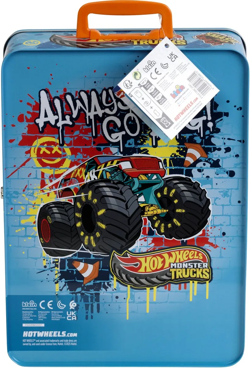 Klein Toys Hot Wheels Monster Truck Showcase 2557 - 8 Auto's - Blauw