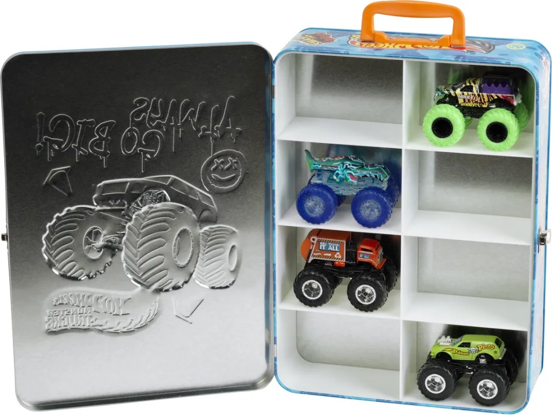 Klein Toys Hot Wheels Monster Truck Showcase 2557 - 8 Auto's - Blauw