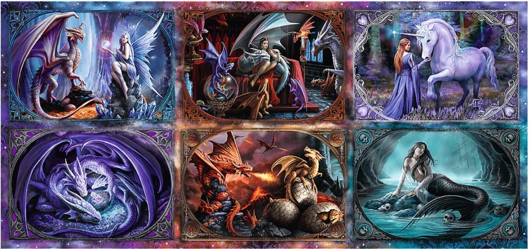 Trefl Fantasy Wereld Anne Stokes Legpuzzel 9000 Stuks - Multicolor