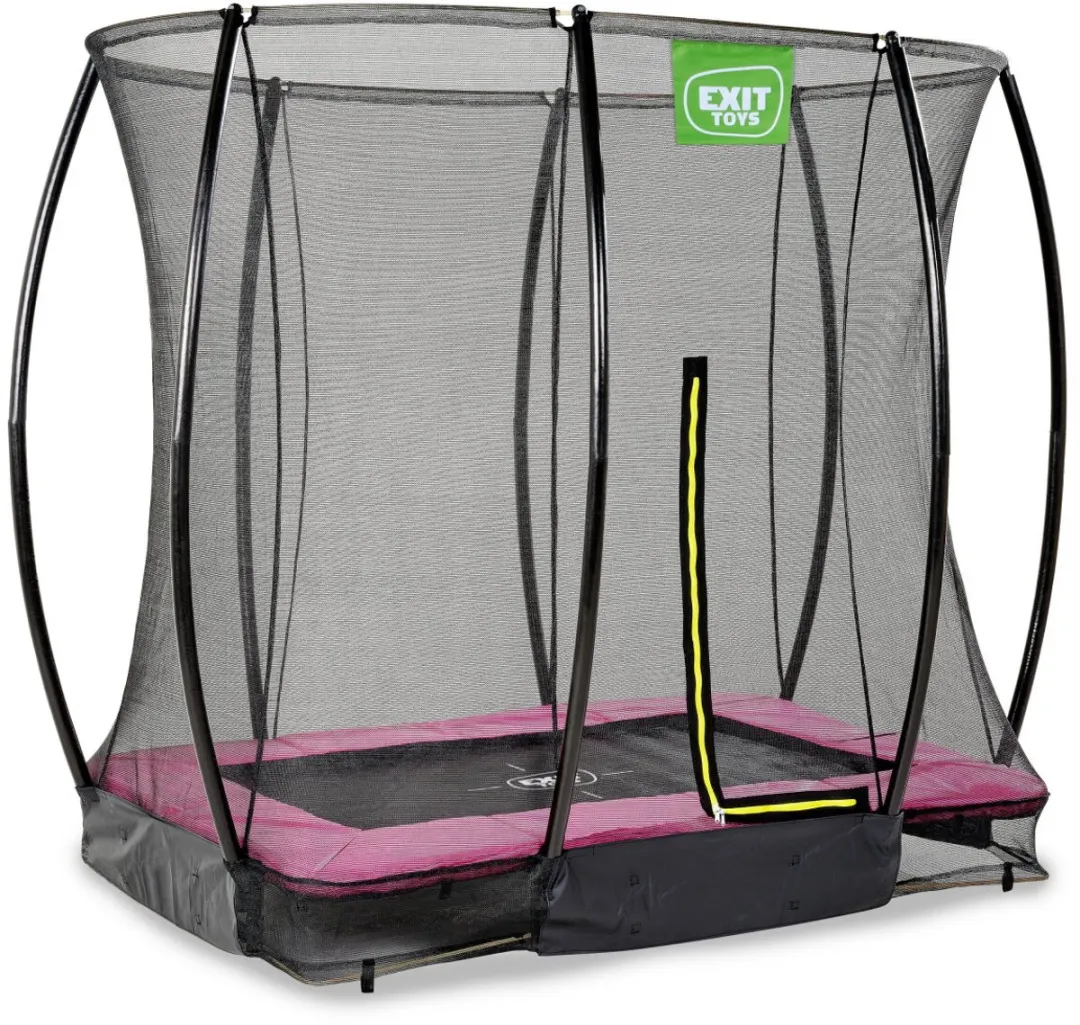 EXIT Silhouette Trampoline 153x214cm - Roze - Inground