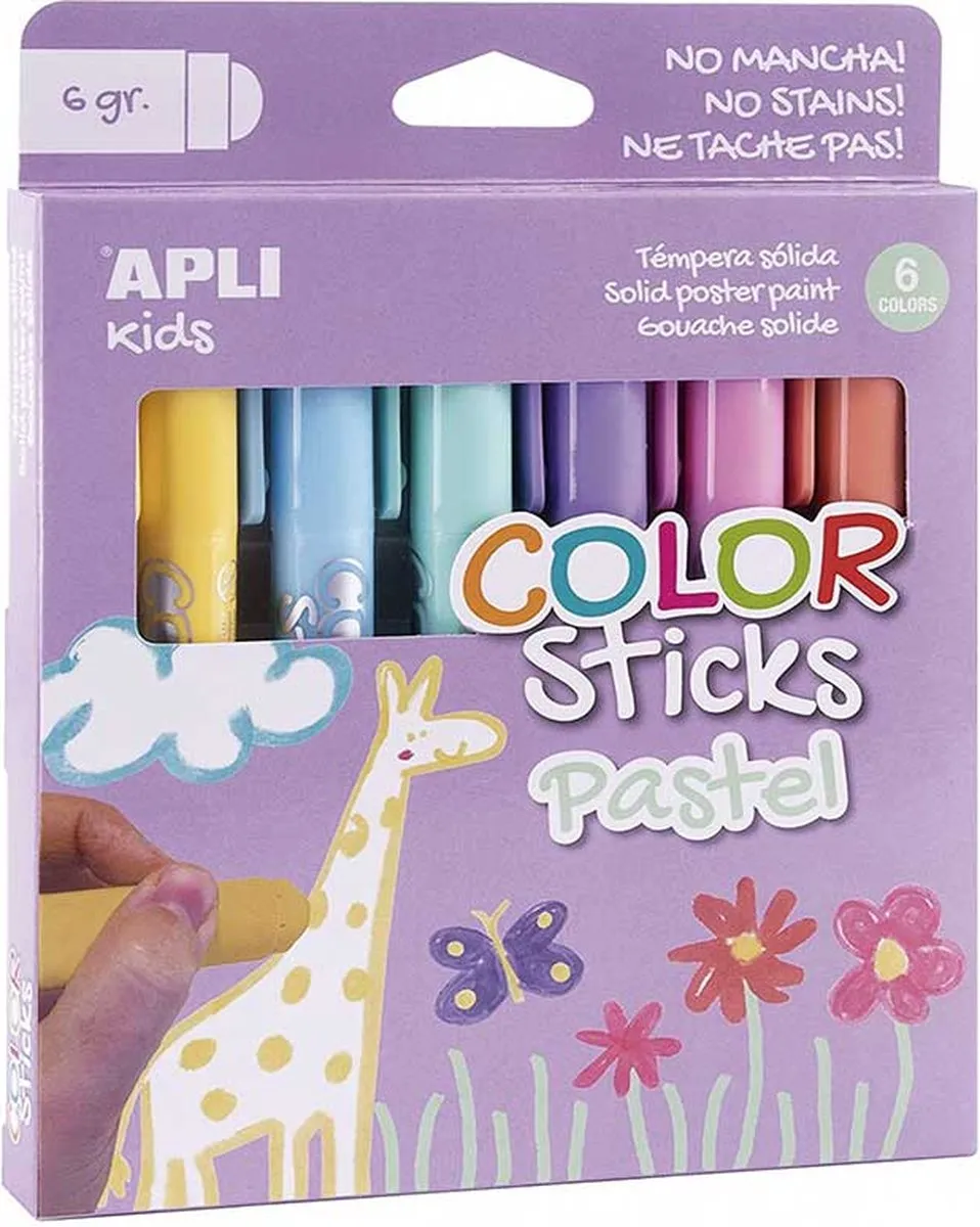 Apli Kids Verf Color Stick Pastel
