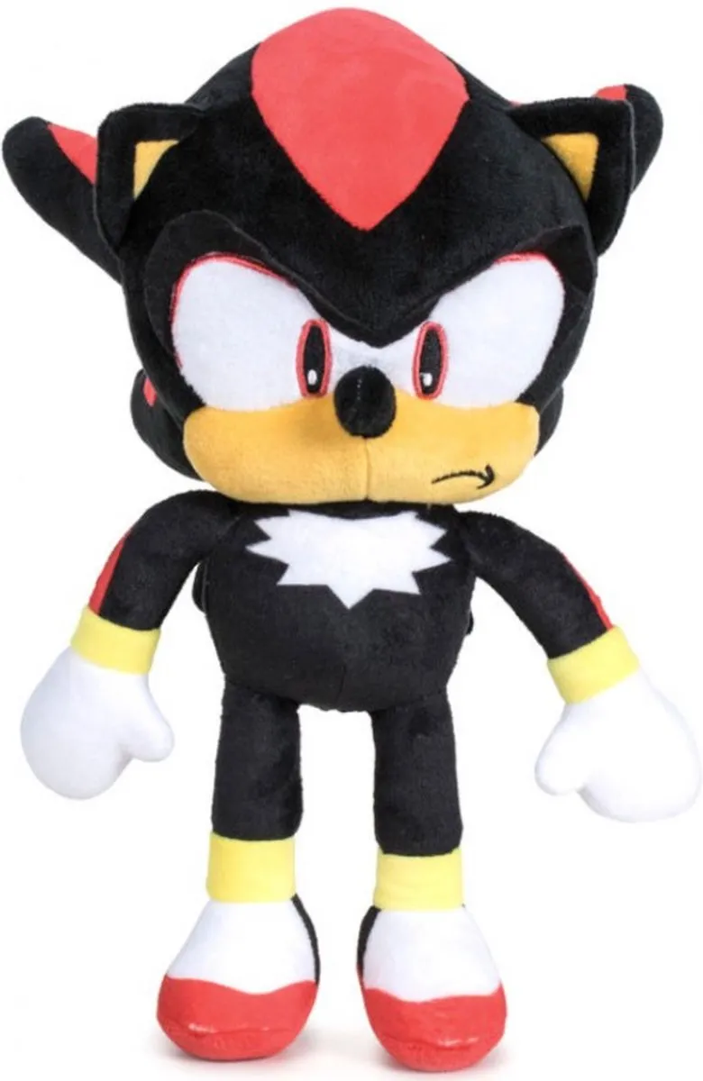 Sega Sonic Shadow Knuffel Pluche - 32 cm - Zwart