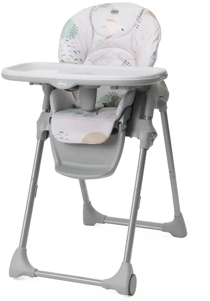 Chicco Polly Easy Kinderstoel - Landscape Beige/Lichtgrijs
