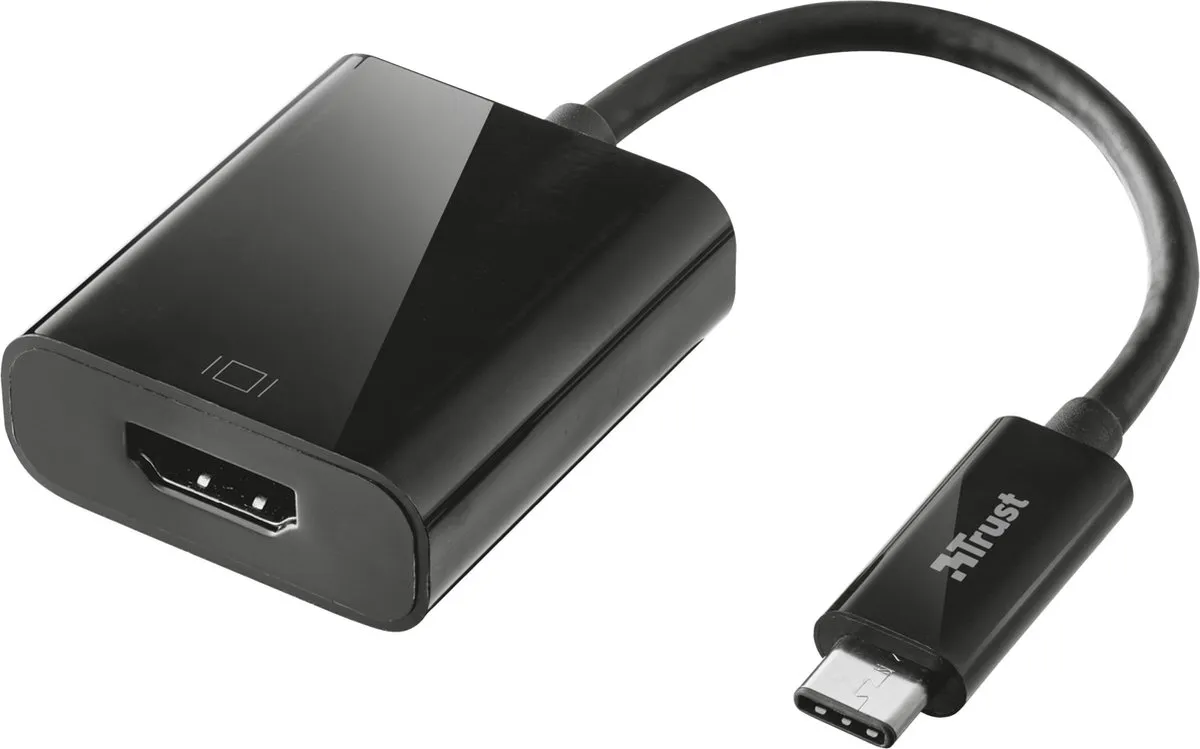 Trust USB-C naar HDMI Adapter 21011 - Full-HD - Zwart