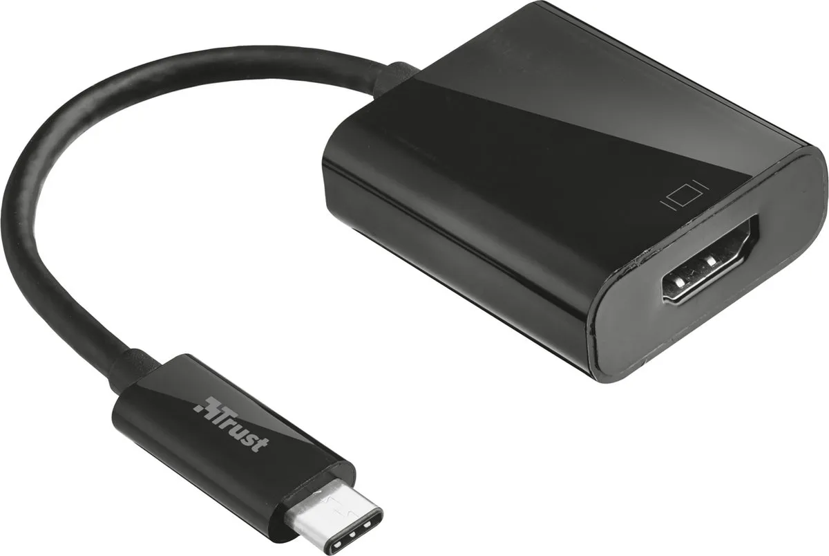 Trust USB-C naar HDMI Adapter 21011 - Full-HD - Zwart