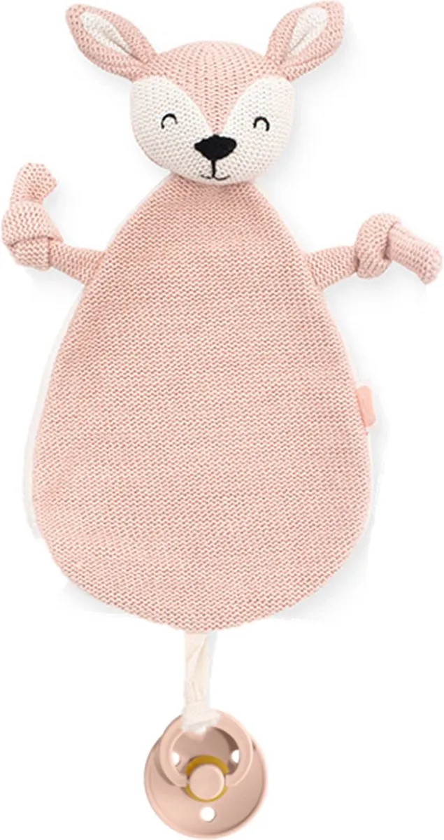 Jollein Knuffeldoekje Deer Pale Pink - Oud Roze