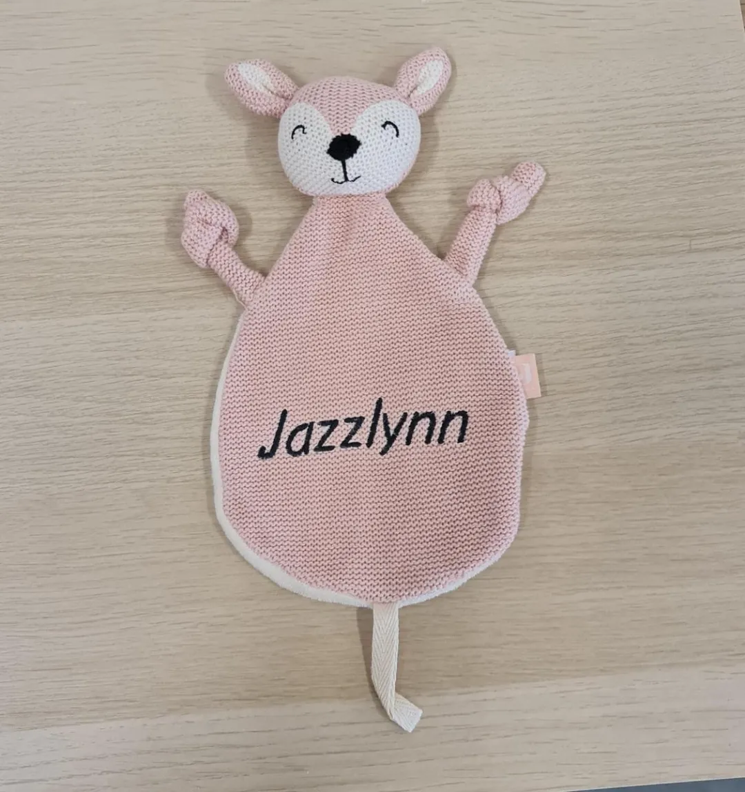 Jollein Knuffeldoekje Deer Pale Pink - Oud Roze