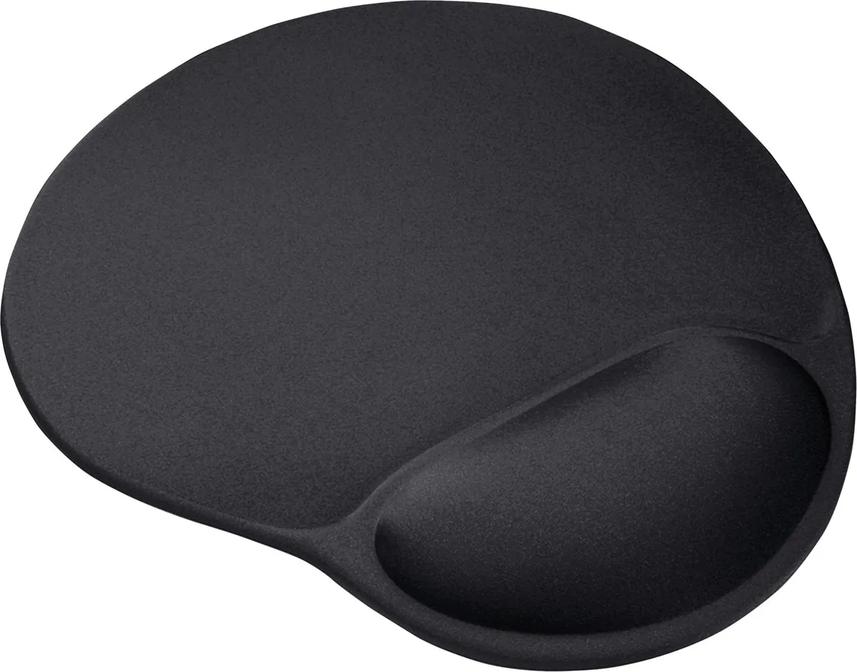 Trust BigFoot Ergonomische Muismat - Zwart