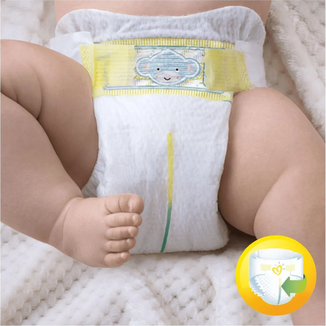 Pampers Premium Protection Maat 1 Luiers 2-5kg - 72 Stuks