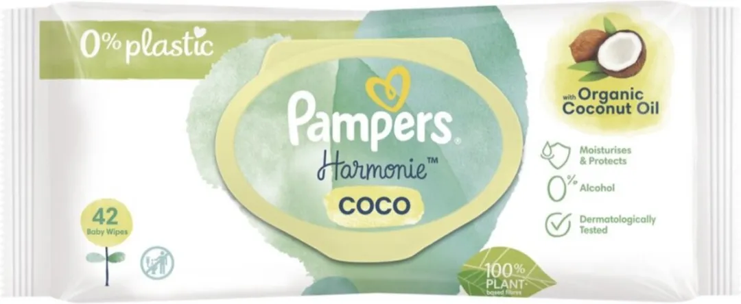 Pampers Harmonie Coco Billendoekjes 378 Stuks
