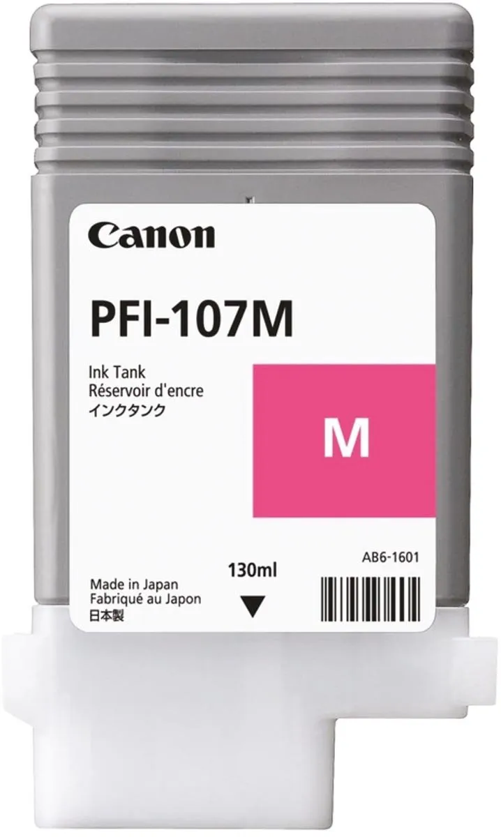 Canon PFI-107M Inktcartridge Magenta 130ml