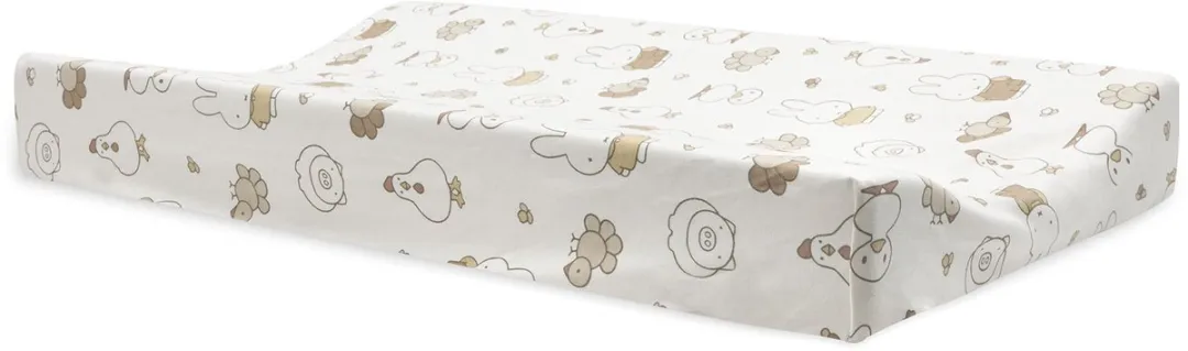 Jollein Aankleedkussenhoes Miffy Family Farm 50x70cm