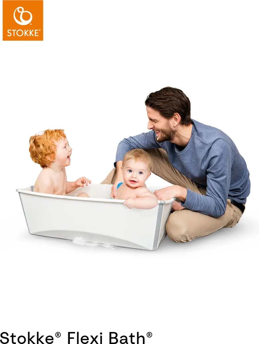 Stokke Flexi Bath XL Babybad - Wit - Met pasgeborenensteun