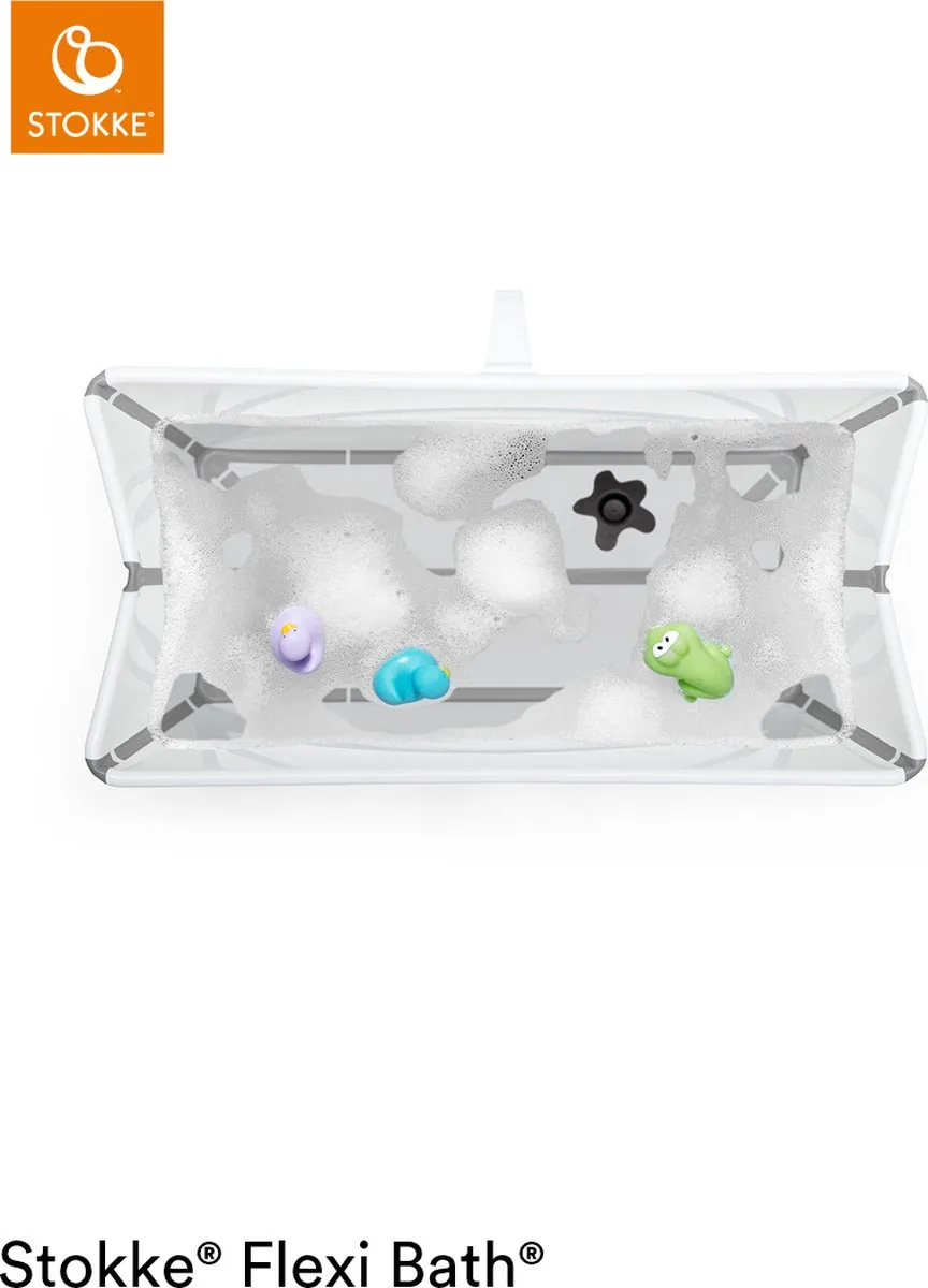 Stokke Flexi Bath XL Babybad - Wit - Met pasgeborenensteun