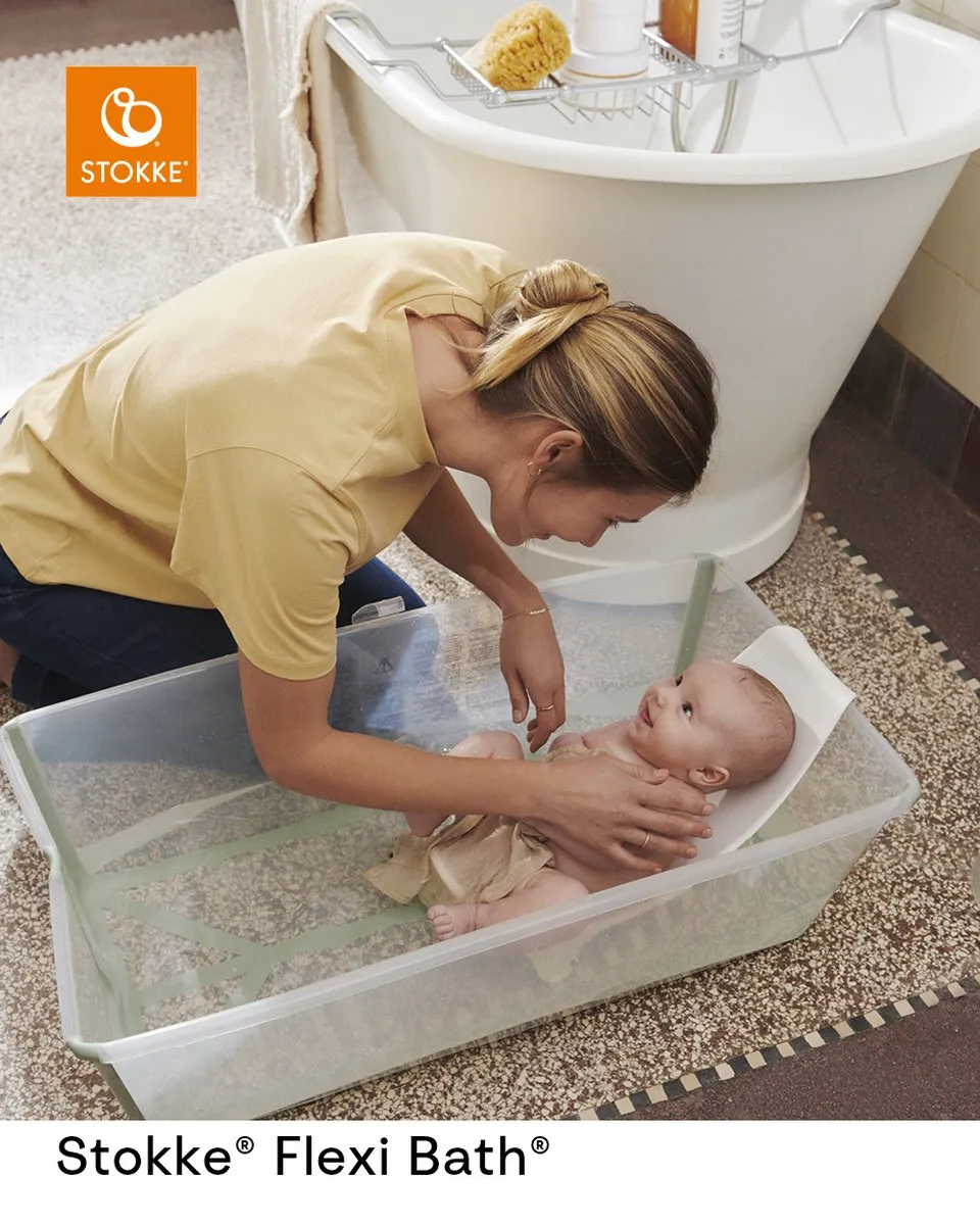 Stokke Flexi Bath XL Babybad - Wit - Met pasgeborenensteun