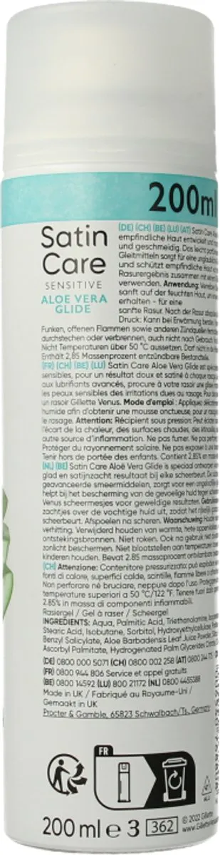 Gillette Venus Sensitive Scheergel 200ml