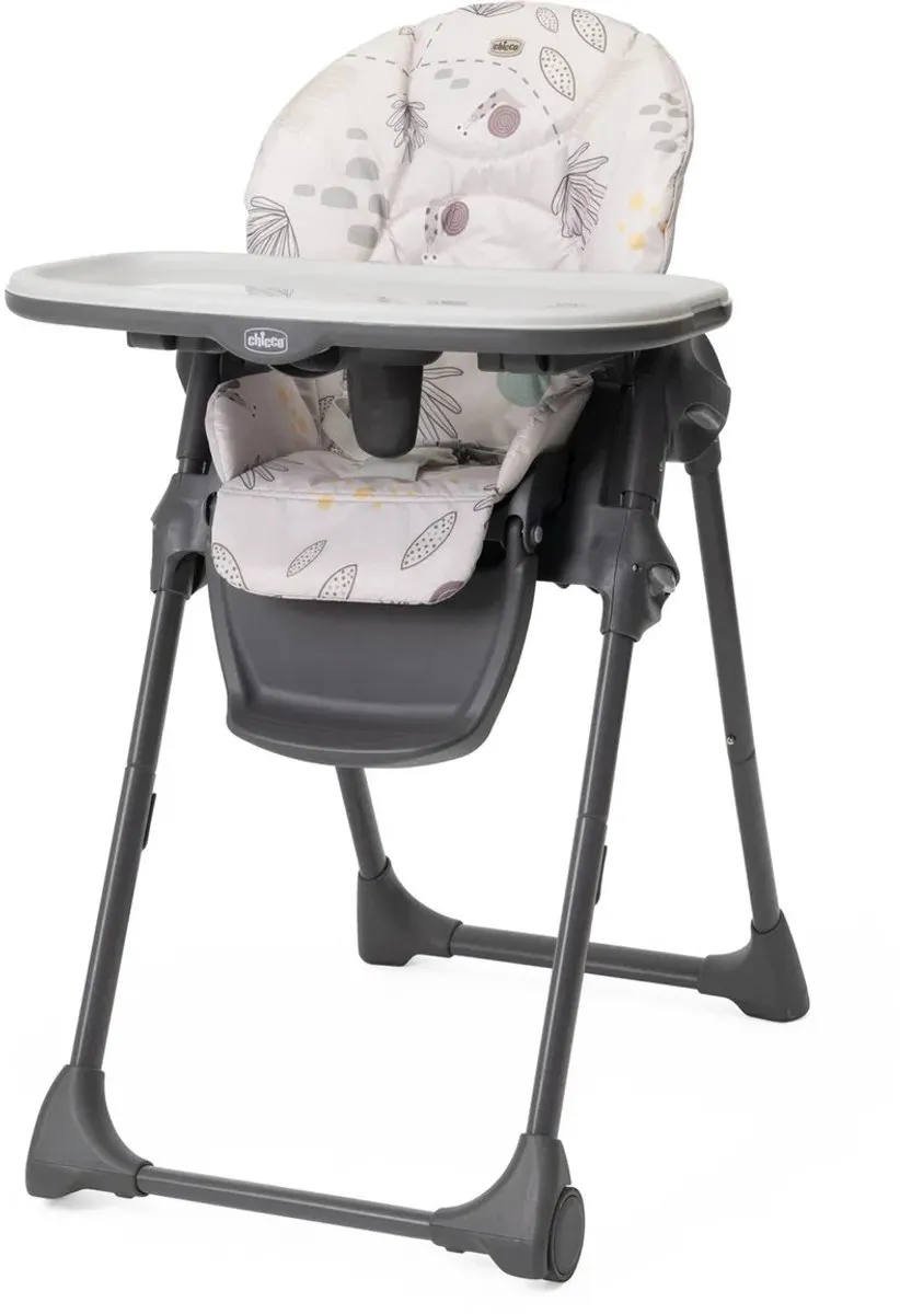 Chicco Polly Easy Kinderstoel Woodland - Afneembaar eetblad