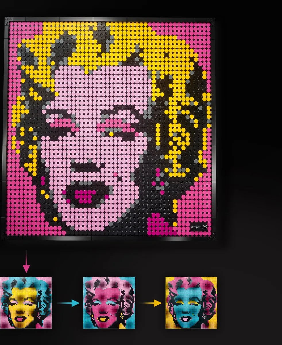 LEGO Art Andy Warhol's Marilyn Monroe 31197 - 3341 Stukken