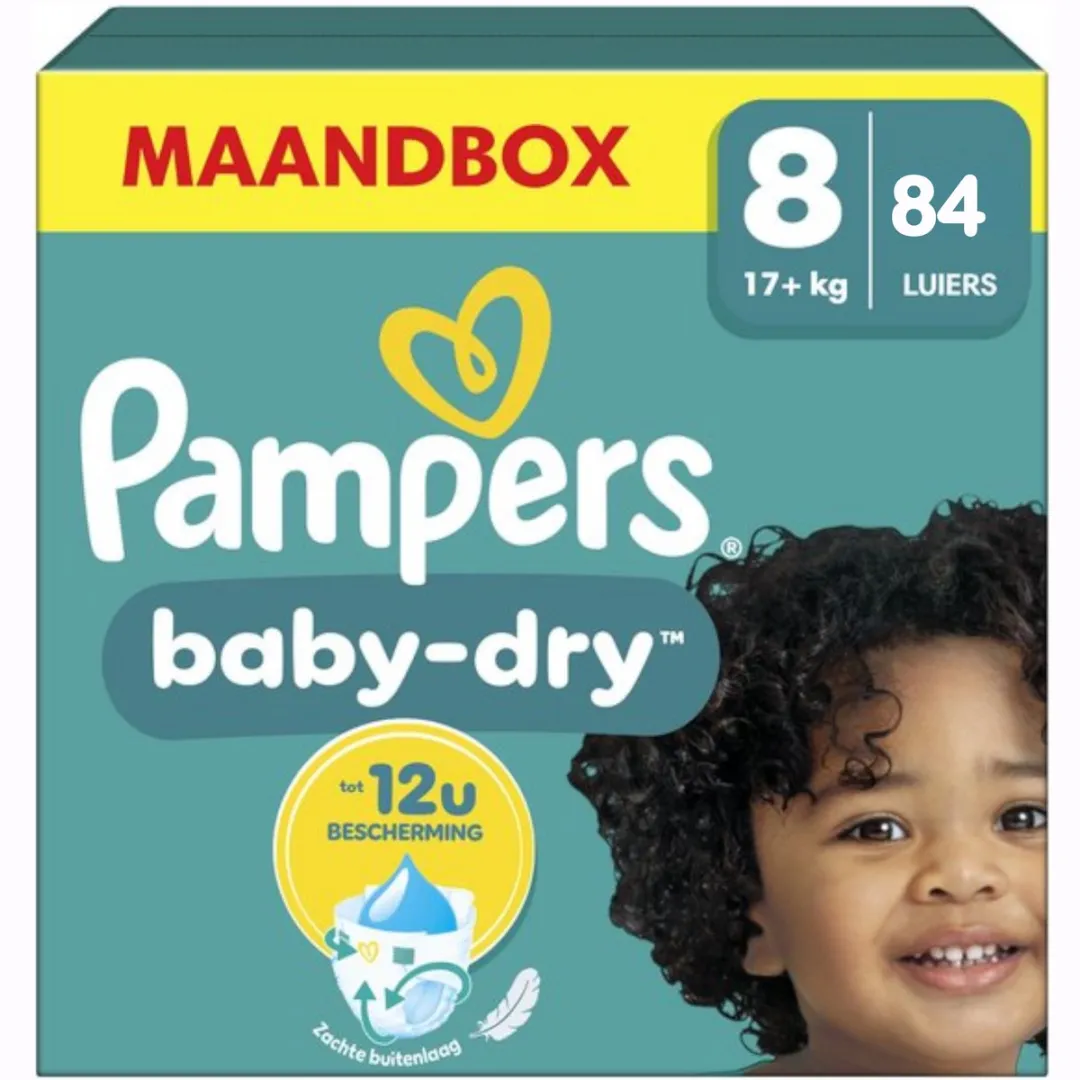 Pampers Baby Dry Maat 8