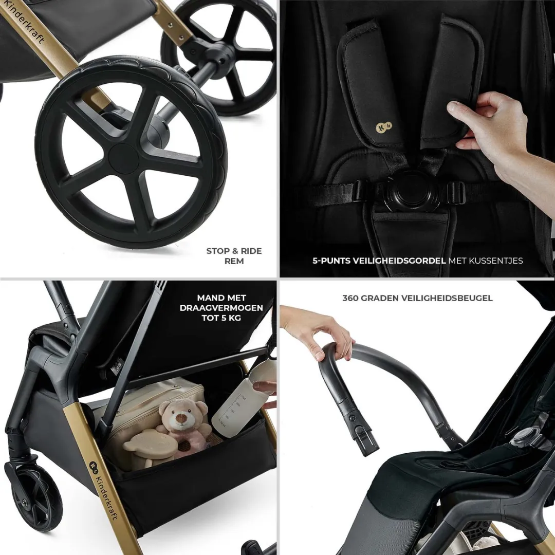 KinderKraft LOOM Buggy - Zwart