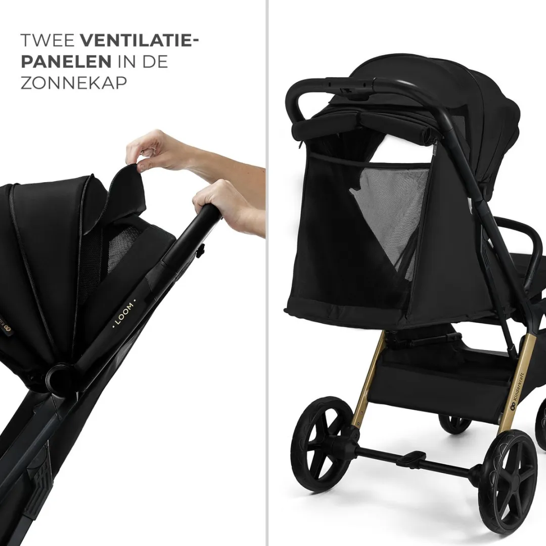 KinderKraft LOOM Buggy - Zwart
