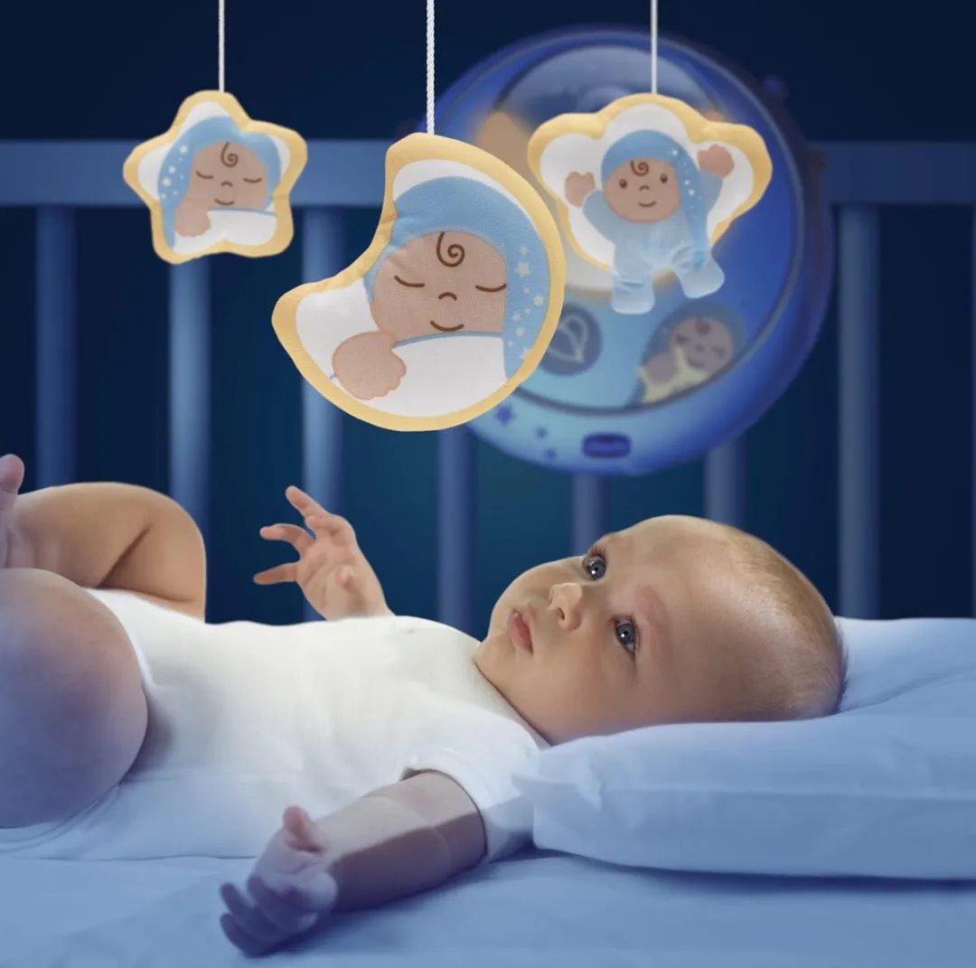 Chicco Magic Star Muziek Mobiel - Blauw