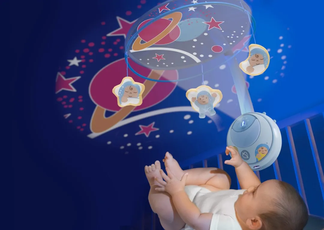 Chicco Magic Star Muziek Mobiel - Blauw