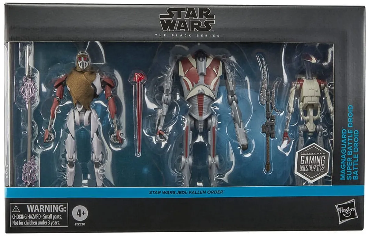 Hasbro Star Wars Jedi Survivor Black Series 3-Pack - Magna Guard, Super Battle Droid & Battle Droid