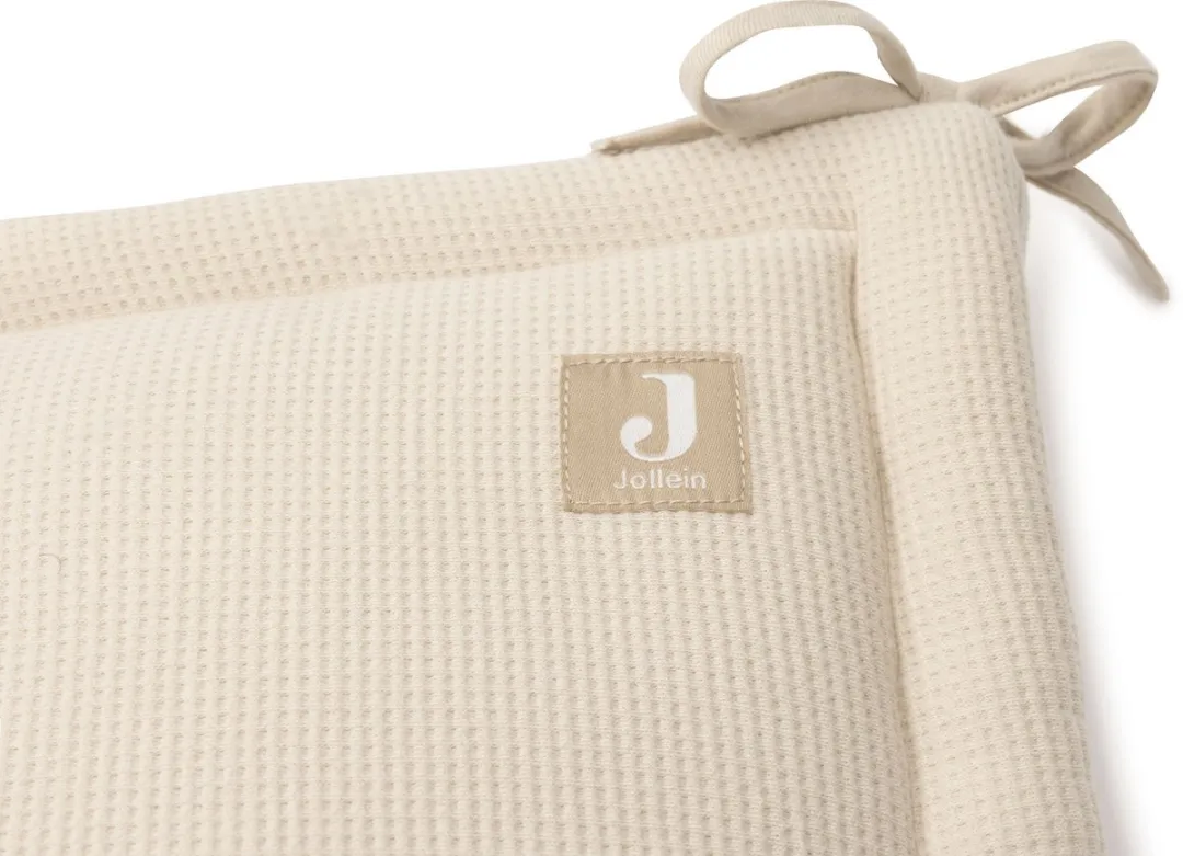 Jollein Boxbumper Little Waffle Sand 180x30cm