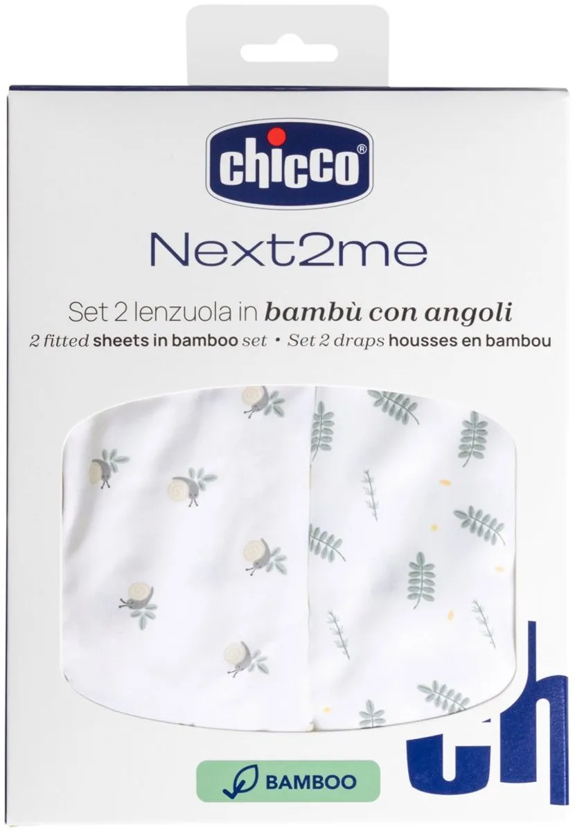 Chicco Next2me Bamboelaken - Set van 2