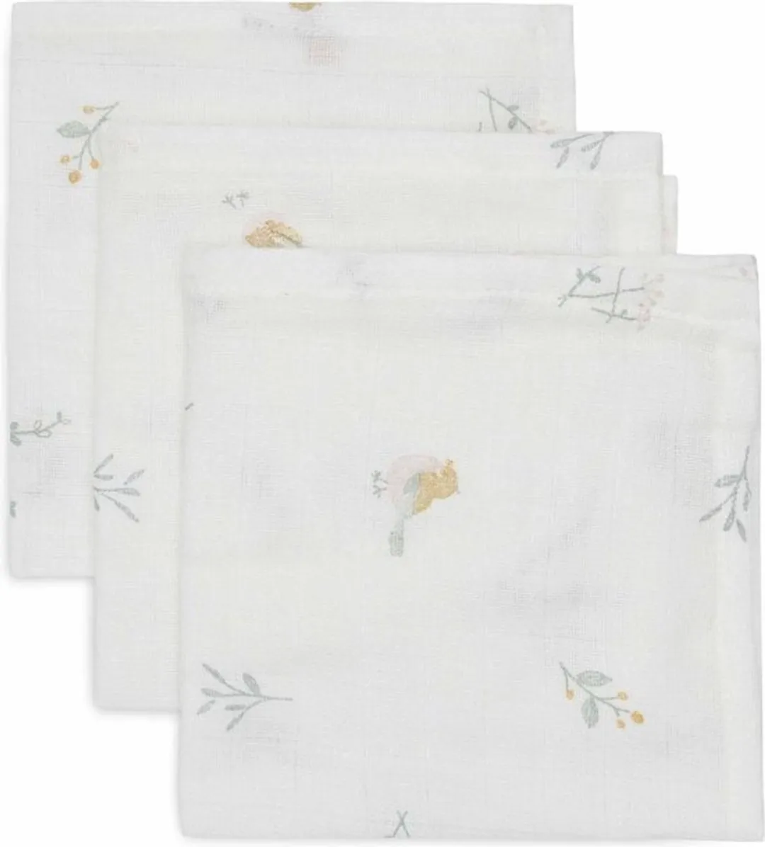 Pampers Kraamcadeau Luierpoppetjes 3 Stuks - o.a. Jollein Vogeltjesprint